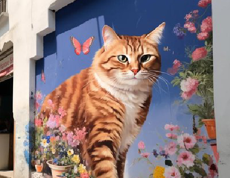  南陵自己绘制有个性的手绘墙