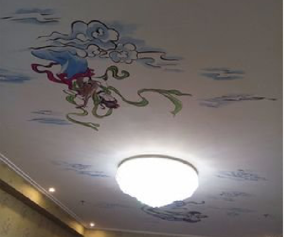  南陵如何快速绘制天花板上的手绘墙？