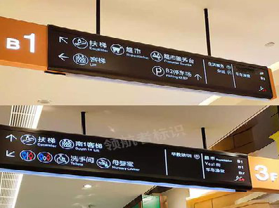  南陵如何通过商场标识牌引导客流分布？